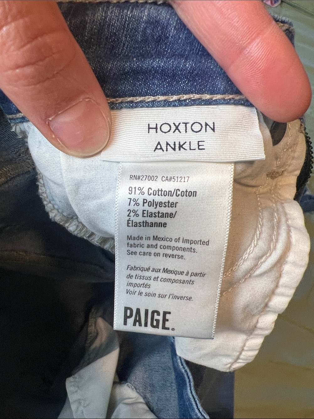 PAIGE Hoxton Ankle Skinny Jeans - Picture 5 of 7